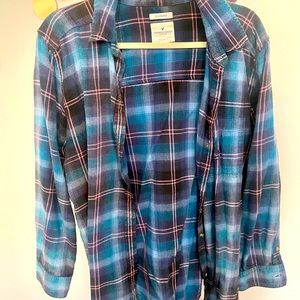 Destroyed button down shirt